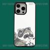 Cute Funny Cartoon Raccoon Phone Case For iPhone17,16,15,14,13,12,11,Plus,Pro,Max,Mini Soft Magesafe Magnetic Wireless Charge