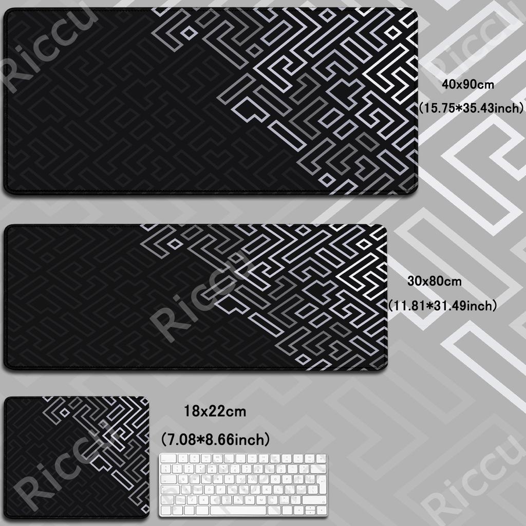 Gaming Mouse Pad Hexagon Geometric Art Design Keyboard Deskmat Gamer Large Mousepad Computer Office Nonslip Cushion Accessories