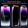 [2+2] Защитное стекло для iPhone 15 Pro Max с защитой конфиденциальности (НЕ стекло) с Защитным стеклом для объектива камеры, Анти-шпионский Небьющийся Мягкий ТПУ Гидрогель