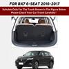 Custom Car Trunk Mat For BORGWARD BX7 6-Seat 7-Seat 2016 2017 2018 Interior Accessories Carpet Luxury Durable Leather Carpet