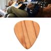Гитарный медиатор из оливкового дерева, удобный и удобный медиатор для акустической гитары для укулеле и баса