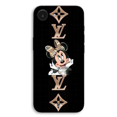 Чехол Для iPhone 16E Минни LV черный фон Maniacase