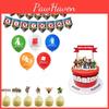 Roblox Party Birthday Supplies Banner Balloons Cake Toppers Cupcake Decor Kit