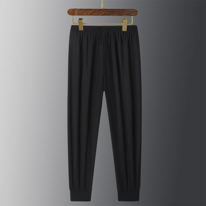 Брюки Dm Ice Silk, мужские летние тонкие прямые сухие спортивные повседневные брюки