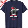 Иракская Девушка Девушка Ирака Женщина Ирака Футболка с Флагом Женская Одежда Высококачественные Хлопковые Футболки Футболка с Коротким Рукавом Y2K Графическая Одежда