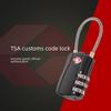 Одобренный TSA комбинированный навесной замок из алюминиевого сплава для рюкзака и чемодана