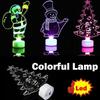 Christmas Snowman Multi Color LED Light Clear Acrylic Christmas Tree Mood Lamp Night 1 Pc