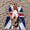 UK England Flag Big Microfiber Beach Towels Quick Dry Towel Sand Beach Towels Pool Towel for Travel Swim Pool Yoga