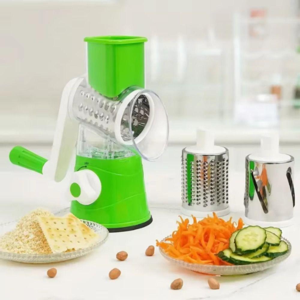 Rotary Cheese Grater Manual Food Shredder Nut Grinder Manual Rotary Vegetable Slicer Household