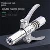 Oil Filling Tool Self-locking Double Gear 90x15mm Steel Car Tools Gun Coupler High Pressure Fast Rease Injector Nipple
