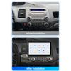 OSSURET Android 14 Для Honda Civic 2006-2011 Автомагнитола мультимедиа Видеоплеер 4G беспроводной Carplay GPS-навигация Головное устройство с 360 камерой