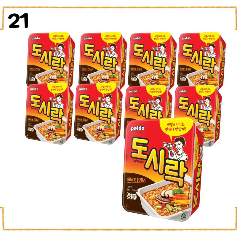 Корейский Рамен в Стаканчике Набор из 6 Штук | Nongshim Ottogi Samyang Paldo | Маленькие Стаканчики Instant Noodles