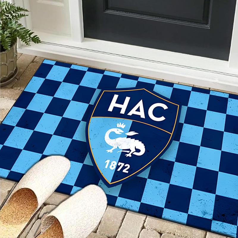 1PC rug Le Havre Crest Heritage Carpet, Chair Rug,Area Rug for Office Bedroom living rooms bedroom, Doormat decor Christmas fan gifts