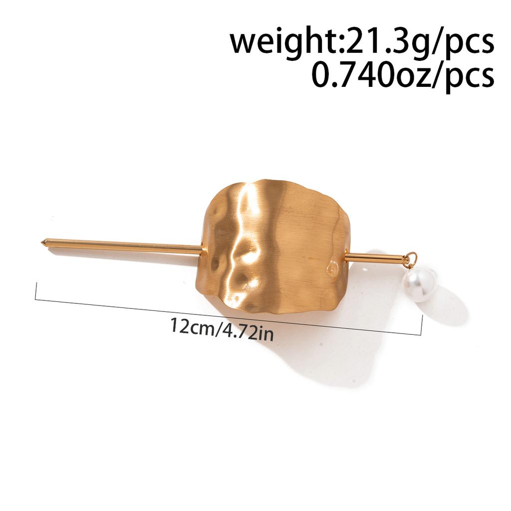 Versatile Hair Accessories Alloy Geometric Back Head Hairpin Headgear Hot-selling Niche Temperament Hairpin