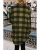 Azura Exchange Клетчатое пальто-рубашка