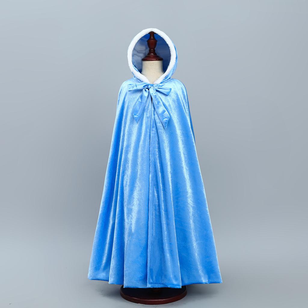 Christmas girl dress Halloween children's cape Frozen Elsa cape Snow White baby cape
