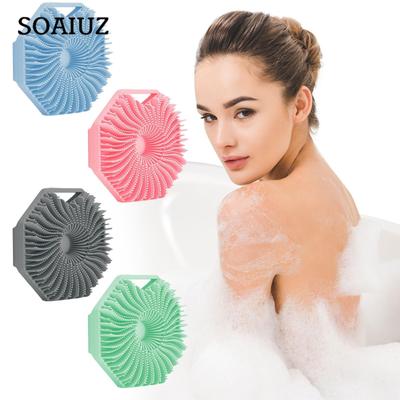 Силиконовые скрубберы для тела, Скребки для тела для чувствительной кожи, Экологически чистые скраберы для душа для тела, Силиконовая щетка для тела для душа