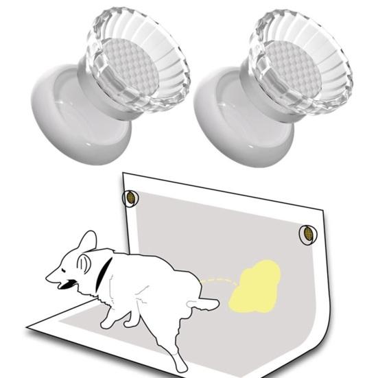 Держатели для пеленок для домашних животных Магнитные держатели для пеленок для приучения щенков к туалету с сильными магнитами Держатели для пеленок для туалета Подходят для большинства плоских поверхностей Легкая уборка для поднятия ноги