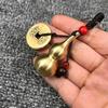 Rope Brass Calabash Blessing Paper Car Accessories Bag Keychain Keyfob Key Rings Car Key Chain