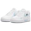 Nike Кроссовки Nike Air Force 1 для скейтбординга, унисекс, низкие, сине-белые, HF0022-100(Команда56-)