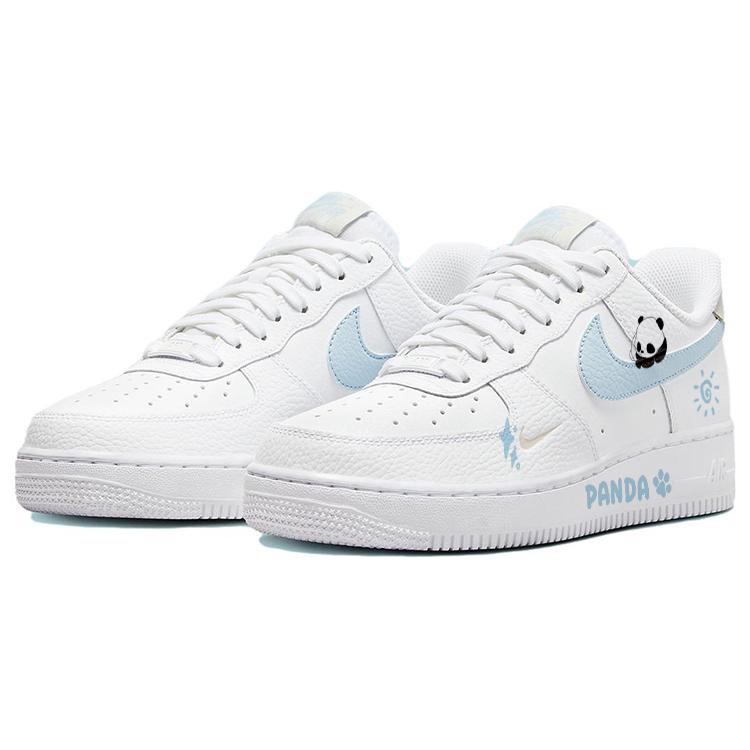 Nike Кроссовки Nike Air Force 1 для скейтбординга, унисекс, низкие, сине-белые, HF0022-100(Команда56-)