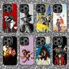 Чехол для телефона L-Lupin the Third для iPhone 16,15,14,13,12,11,Pro,XS,Max,Plus,Mini,SE Черный Конфетный Матовый Ударопрочный Чехол