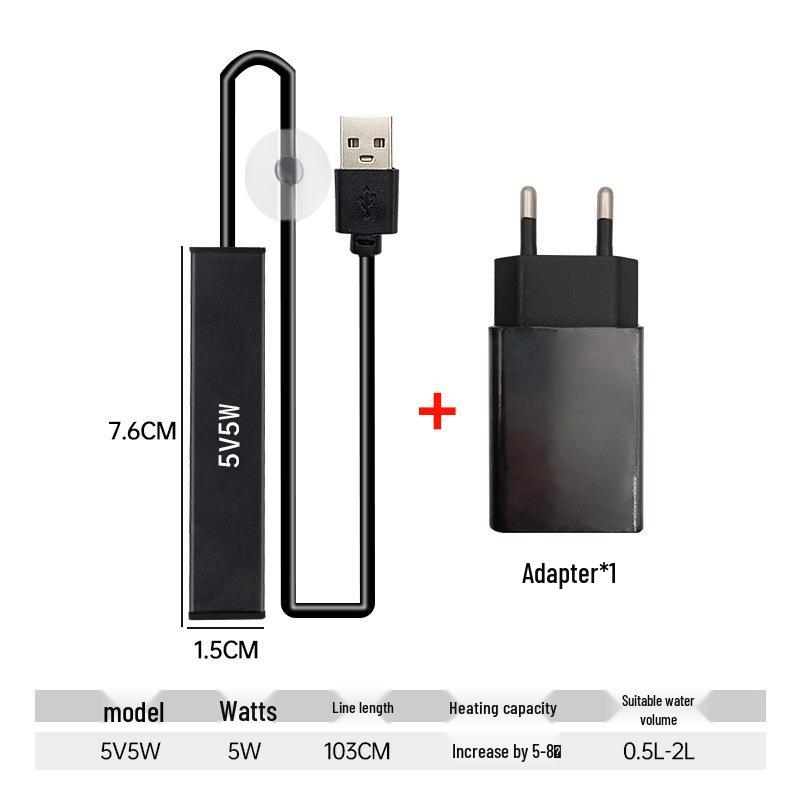 Мини нагреватель для маленьких аквариумов: Автоматический контроллер температуры с питанием от USB для черепах и тропических рыб