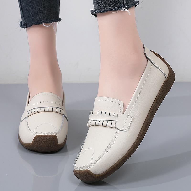 Женские красные мокасины повседневные фиолетовые мокасины гороховые туфли мягкие балетки черные туфли для вождения зеленые прогулочные туфли для мам больших размеров