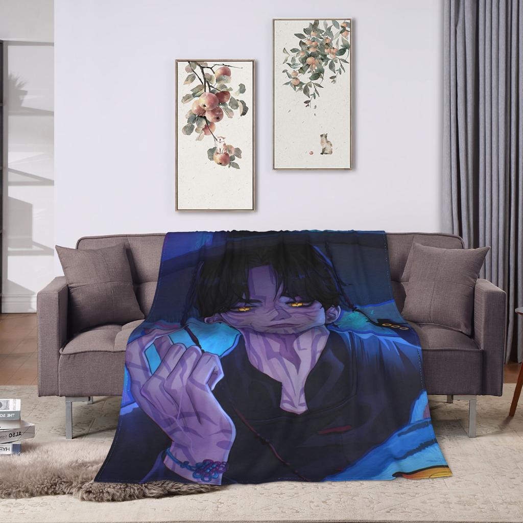 Saja Boys Jinu Kpop Demon Hunters Blanket Quality Soft Throw Blanket Winter Picnic Couch Chair Street Trend Bedspread