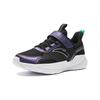 Anta Kids Comfortable Shock Absorbing Durable Low Top Running Shoes Kids Running Shoes Black Purple 312345508-2
