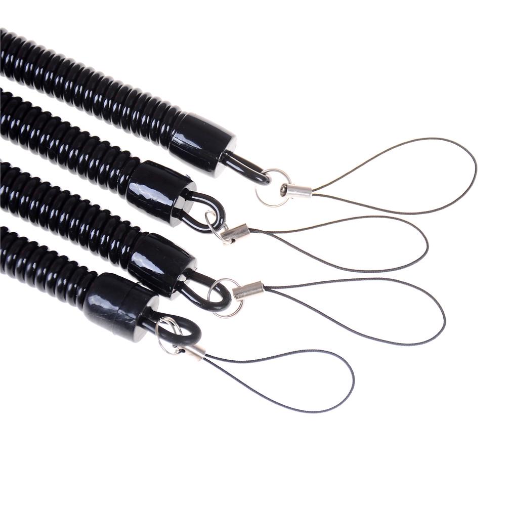 Открытый черный Pu пружинный канат эластичный пояс брелок инструмент для кемпинга