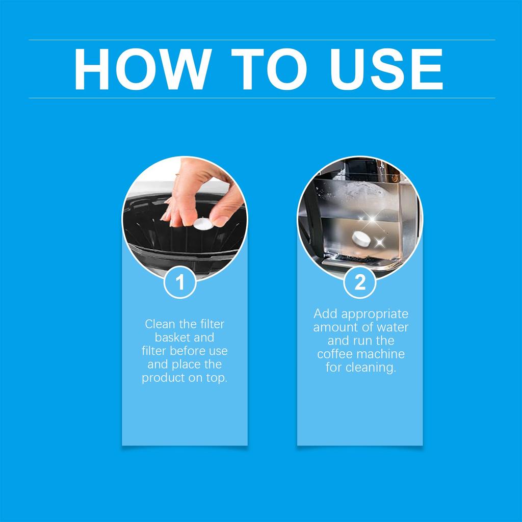 Таблетки для очистки кофемашин от накипи Эффективная очистка и удаление накипи Чистящие шипучие таблетки