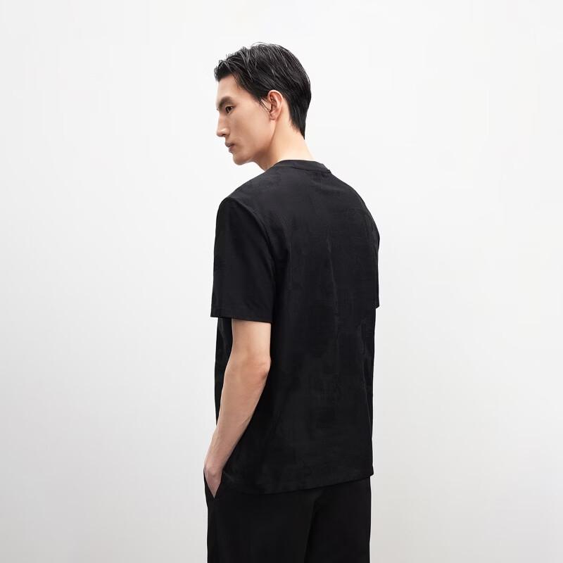 Мужская футболка Jack & Jones с жаккардовой резинкой и круглым вырезом