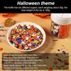 Halloween Sprinkles Mix, 6 Cell Assorted Festive Sprinkles Edible Colorful Variety Candy Sugar Sweets Icing Decorations for Bonbon Halloween Cookies