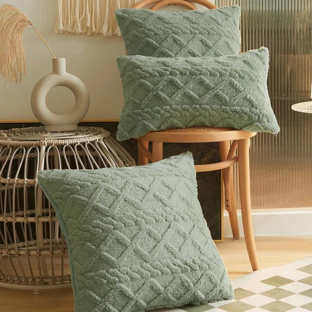 1 шт. сплошной жаккардовый наполнитель и геометрический узор наволочка для подушки Piliow с высоким качеством для дивана и кровати без вставки