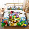 3D Teens Anime Duvet cover Super Mario unisex duvet cover and pillowcase Bedroom bed decoration children's room gift