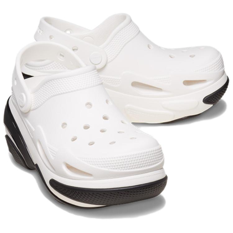 Crocs Кроксы Bubble Crush Белые Унисекс 210061-100
