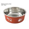 Pet Feeder Bowl Durable Non-slip Stainless Steel Thickened Dog Cat Food Bowl