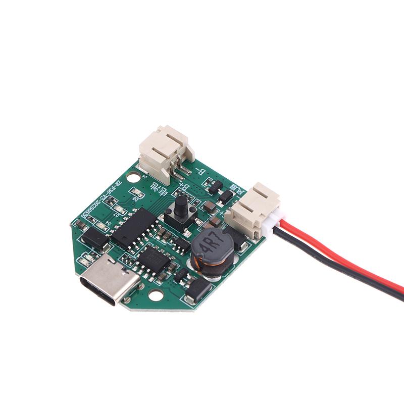 Модуль вентилятора Type-C Micro Usb 9 В 3 скорости Плавная регулировка скорости Плата управления зарядкой Мини настольный вентилятор Ручной вентилятор Схема Печатная плата