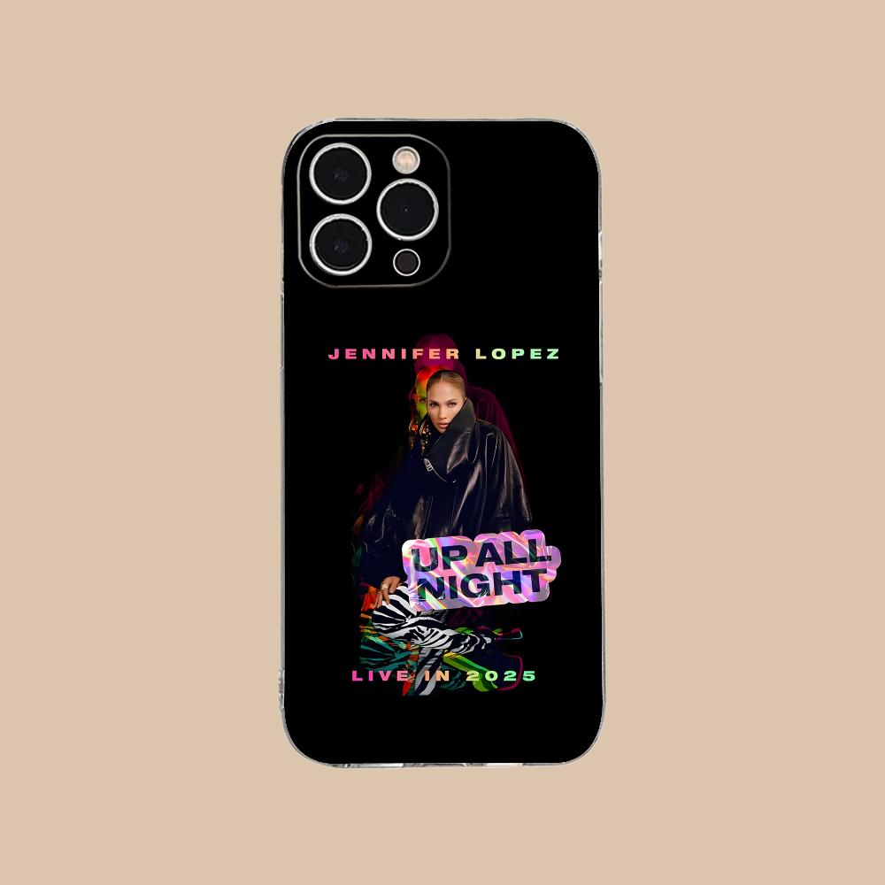 Чехол для мобильного телефона Jennifer Lopez для iPhone 17 16 15 14 13 12 11 X XR XS Air Pro Max Plus Mini Прозрачный Цветной Чехол Красивый