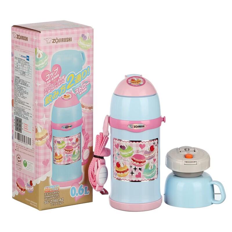 Термобутылка Zojirushi Kids 600 мл из нержавеющей стали с двойной крышкой