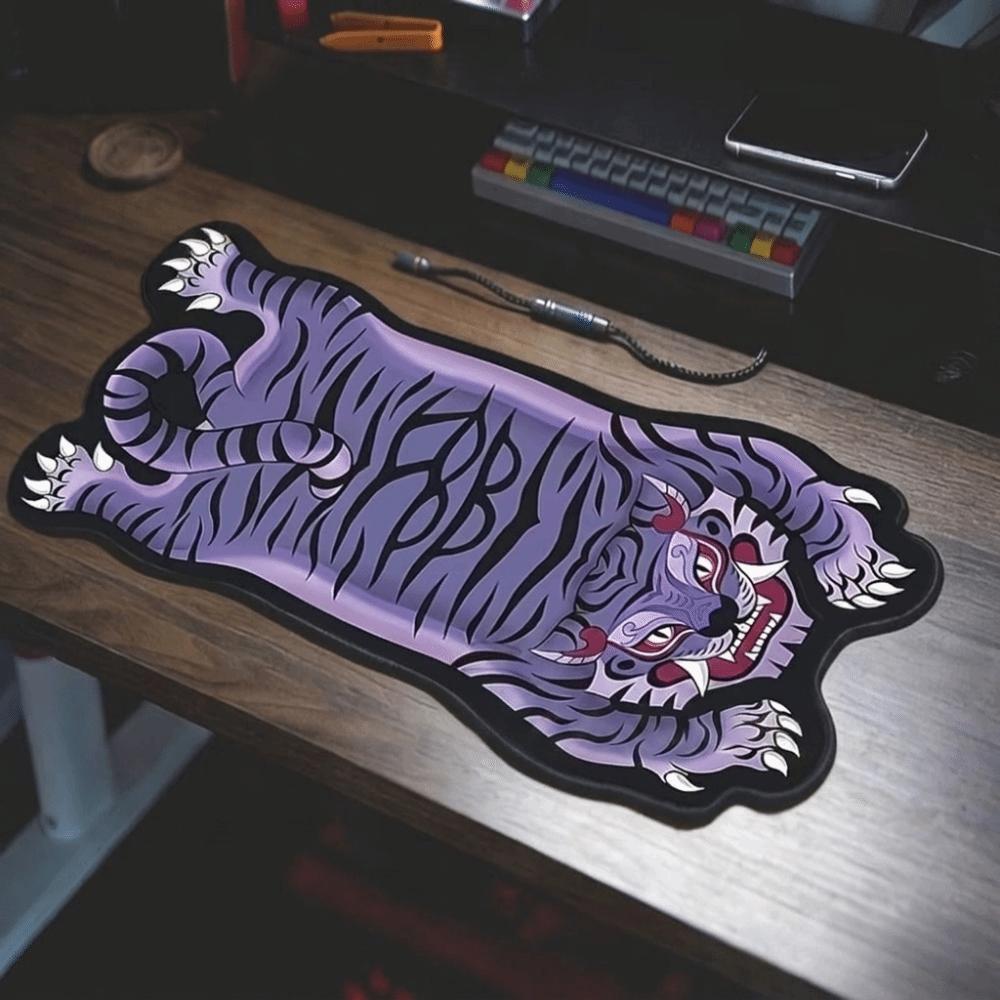 Diatom Mud Tiger Keyboard Pad Absorbent Tiger Mouse Pad Creative Desk Mat Kitchen Floor