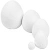 Assortment of Good Quality Compressed Cotton Wool Eggs with Hole. Ref 54150