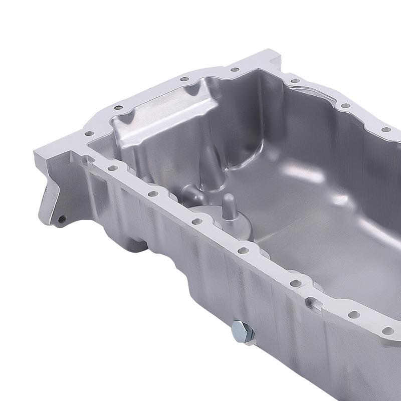 Silver Front Oil Pan w/ Gasket for Volkswagen Golf Jetta Beetle L4 1.9L 2.0L