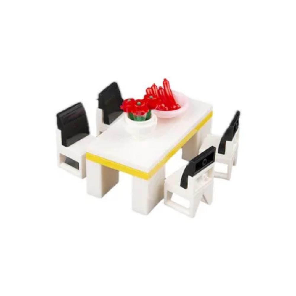 5 шт. Городской светофор Строительный блок MOC DIY Игрушка Сборка Уличный фонарь Мебель Сиденье Диван Кровать Телефон Книжный шкаф Аквариум K20