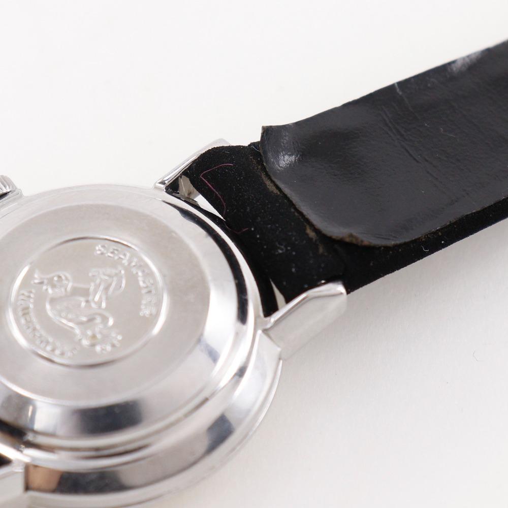 Omega Часы De Ville 565.005 De Ville Серебряный СеребристыйЦиферблат Нержавеющая сталь/кожа Механические Автоматические Аналоговый дисплей Женские Б/у