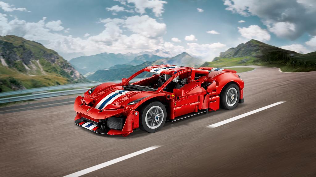 LEGO Technic Ferrari 488 PISTA Car Set 882 Pieces (42235)