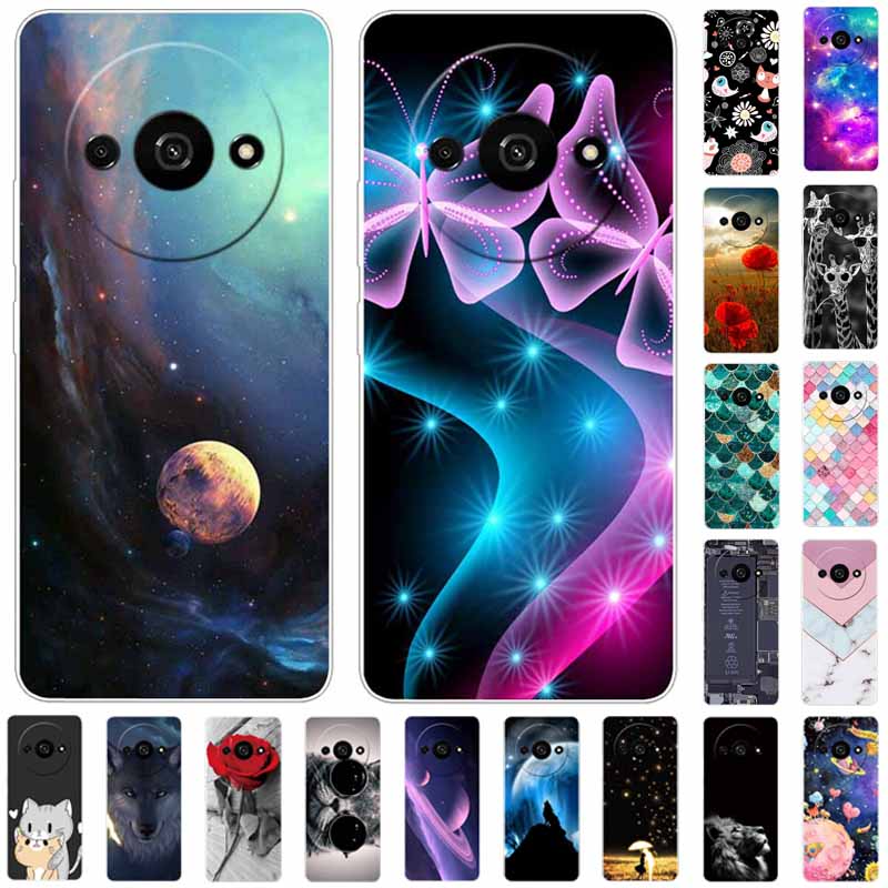 For Xiaomi Poco C61 Case Soft Cool Space TPU Silicone Protective Back Covers for Xiaomi Poco C61 PocoC61 Cases C 61 Landscape