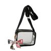 Clear Transparent Jelly Crossbody Bag Storage Bag Transparent Handbag PVC Shoulder Bag  Summer