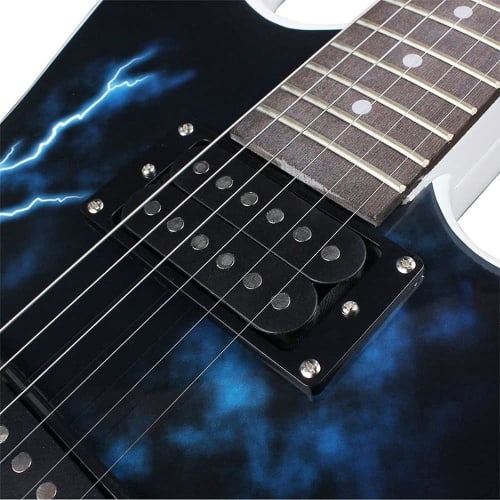 Set of 6 Electric Guitar Strings, Steel Core, Nickel Alloy Wound (009-042) with a Beautiful Design